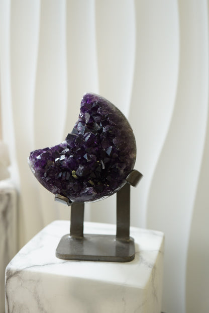 烏拉圭紫水晶月亮Uruguay Amethyst Moon - ART OF GEM 