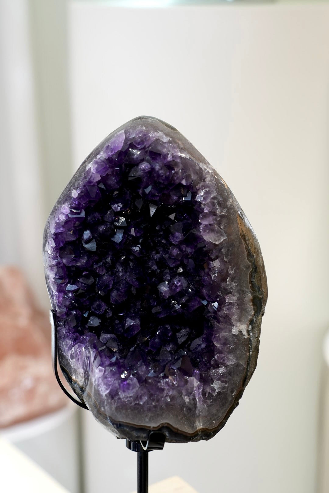 烏拉圭頂級紫晶簇 （配旋轉底座） - ART OF GEM 