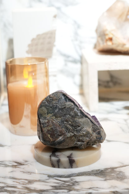 Uruguay Amethyst Cluster with Calcite