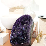 Large Uruguayan Top Quartz Amethyst Cluster