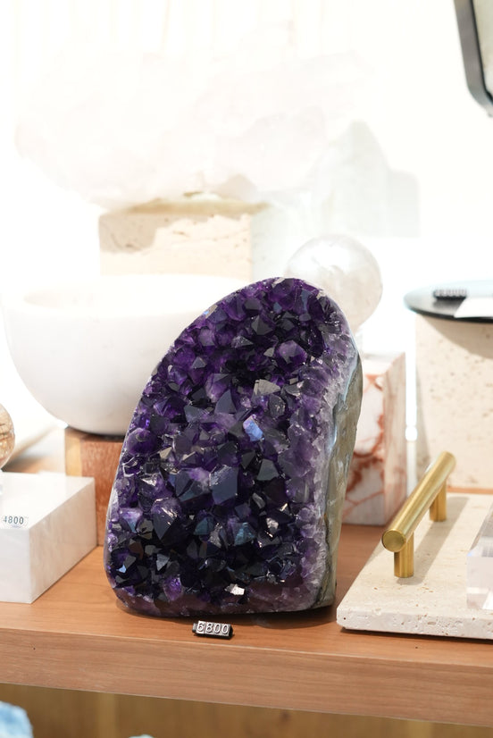 Large Uruguayan Top Quartz Amethyst Cluster