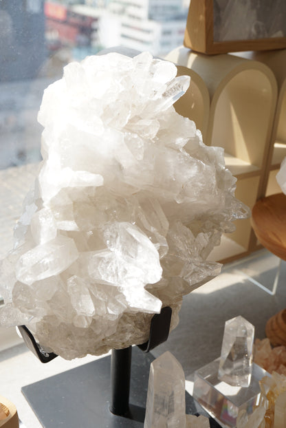 8KG 巴西白水晶簇 Brazil White Quartz Cluster - ART OF GEM 