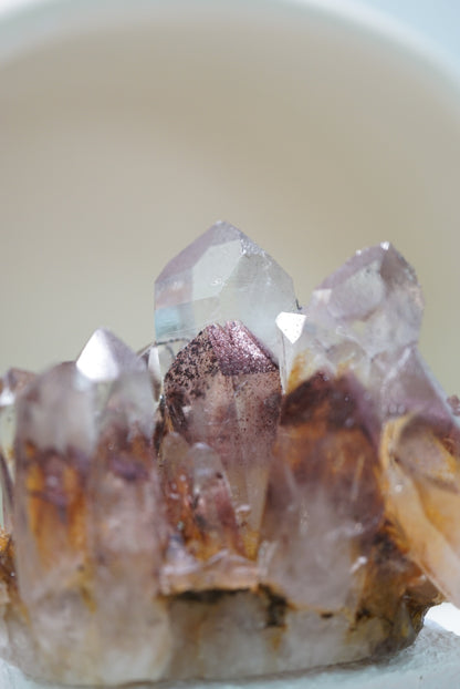 罕有南非草莓紅影山晶簇 Rare Phenomenal Sunset Quartz Cluster from South Africa - ART OF GEM 