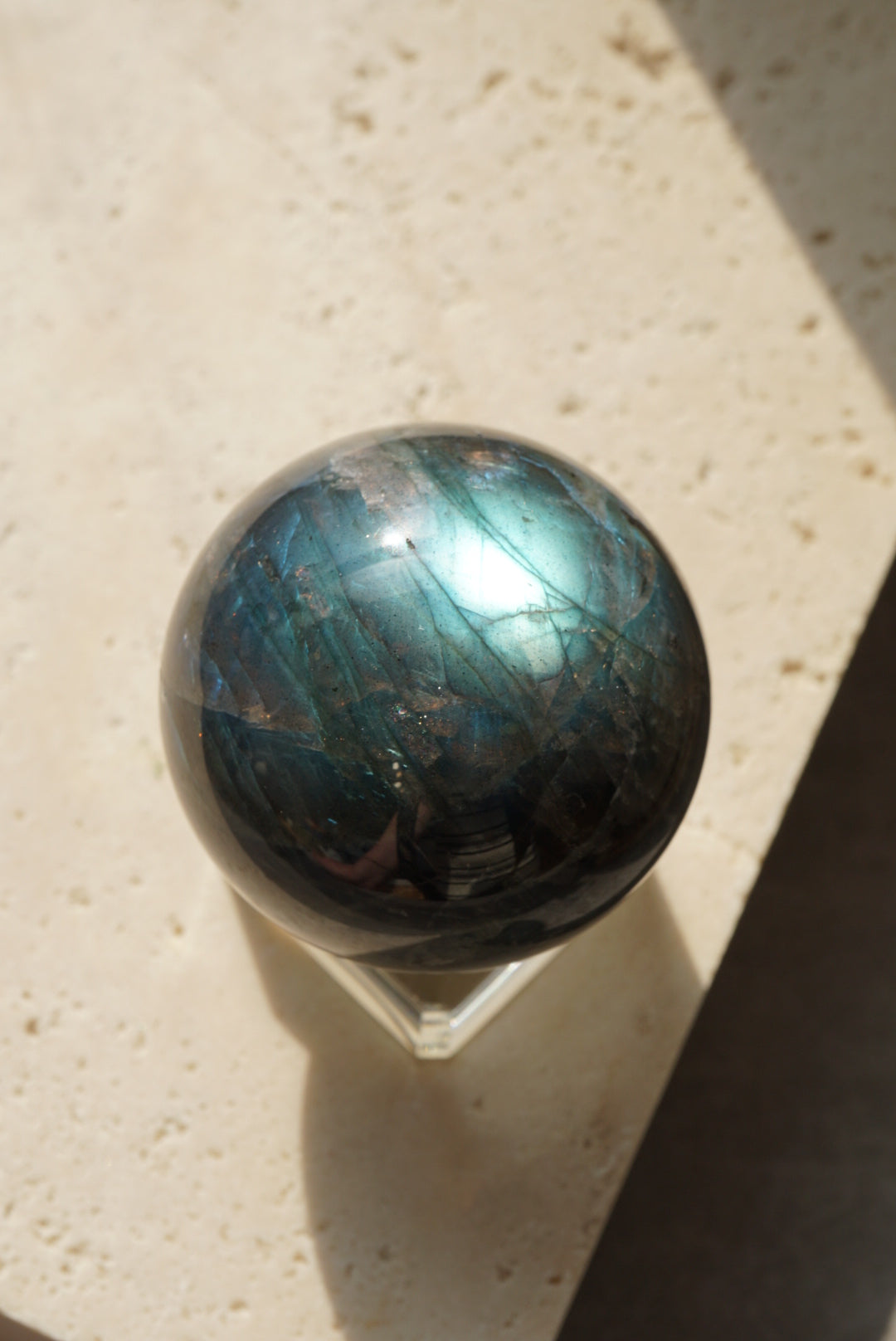 藍光拉長石球 Labradorite Sphere