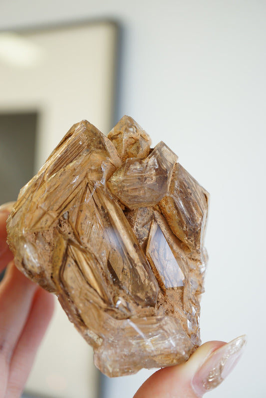 巴基斯坦黃泥骸骨水晶 Pakistan Fenster Quartz