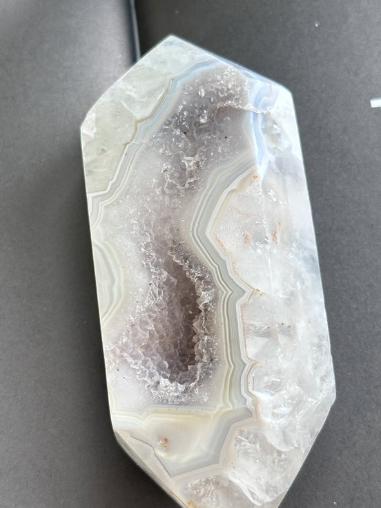 巴西藍瑪瑙雙尖 (DT) - ART OF GEM 