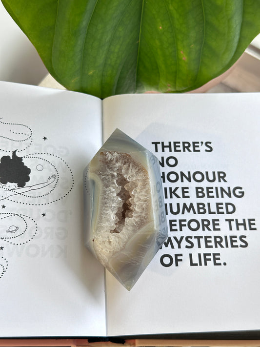 巴西藍瑪瑙雙尖 (DT) - ART OF GEM