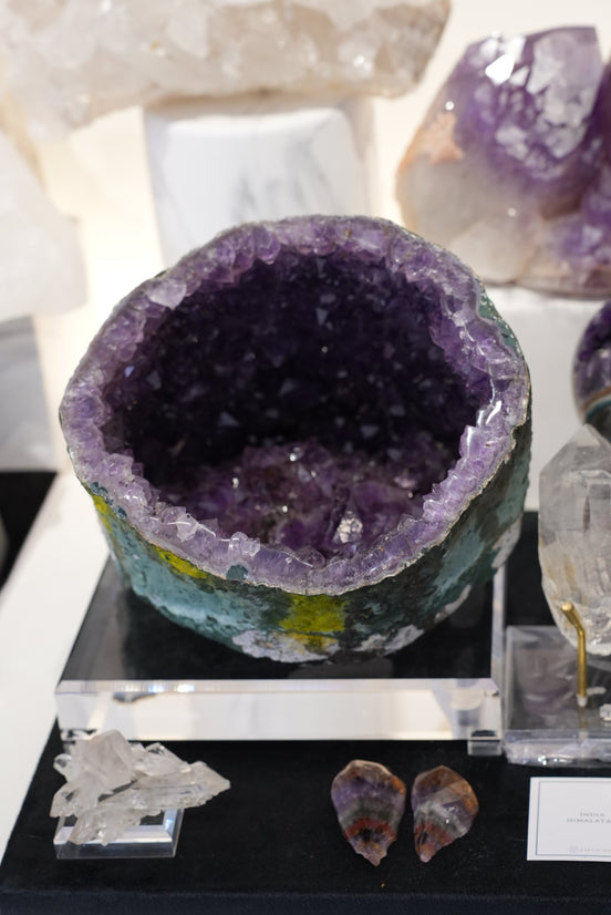 大型巴西紫鈦晶洞 - ART OF GEM 