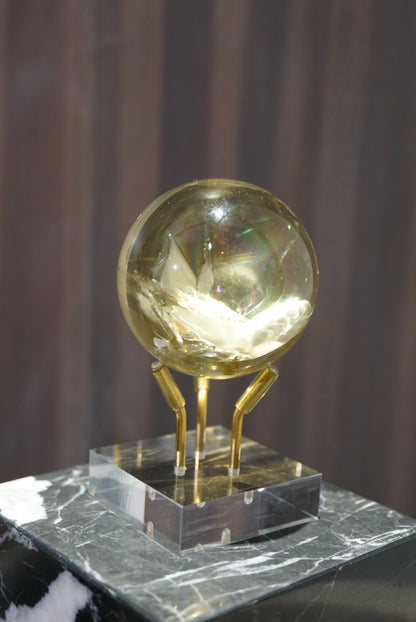 58mm 巴西黃水晶球 Brazil Citrine Sphere - ART OF GEM 