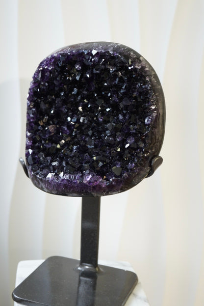 極濃「黑紫」頂級烏拉圭紫水晶Uruguay Amethyst - ART OF GEM 