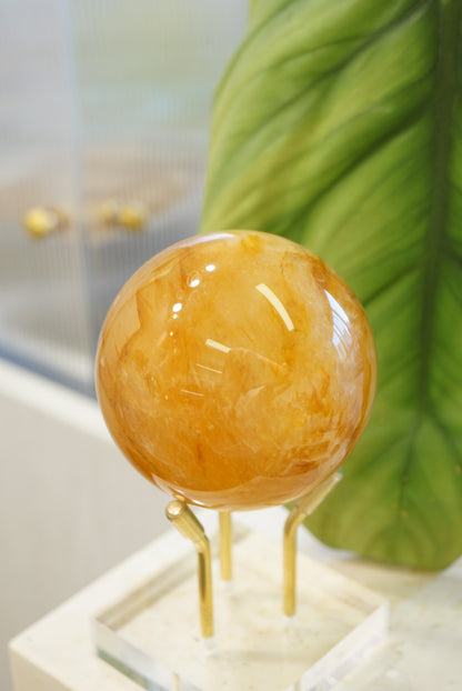 黄金治癒者/黃膠花球 Golden Healer Sphere - ART OF GEM 