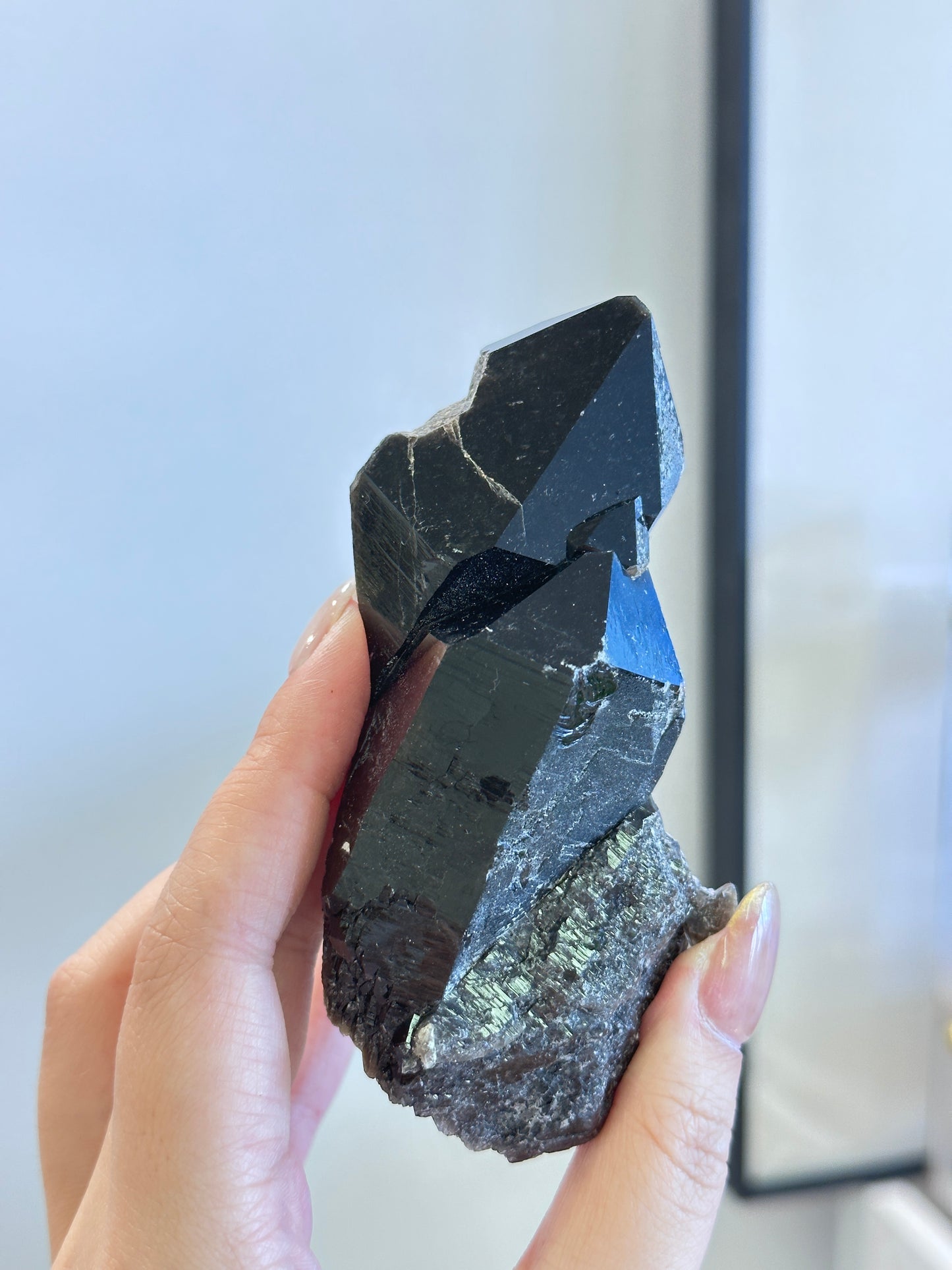 巴西亮面雙生黑水晶Brazil Black Quartz