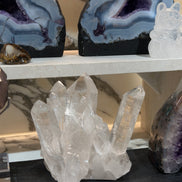 Collector's Grade Indian Himalayan White Quartz Cluster