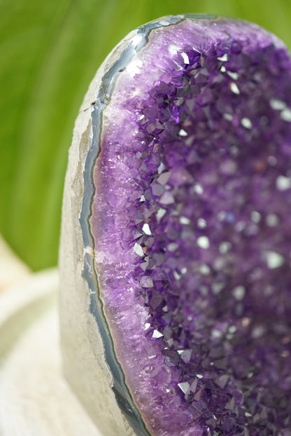 烏拉圭酒紅調瑪瑙紫晶鎮 Uruguay Amethyst - ART OF GEM 