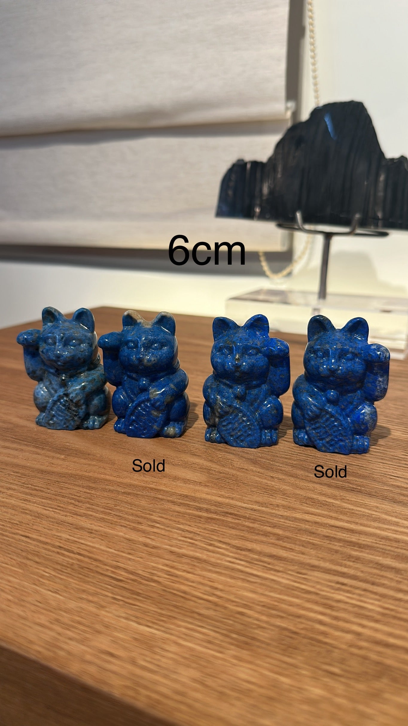 原創設計青金石招財貓 Lazurite Fortune Cat