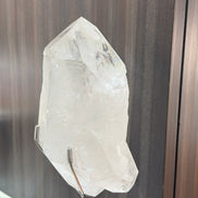巴西白水晶雙尖 (DT) (連座)