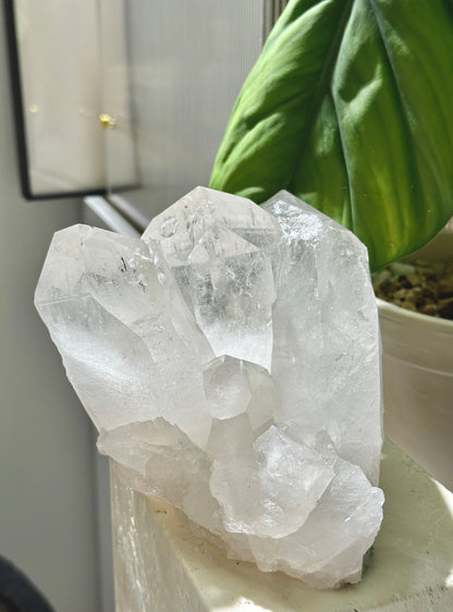 巴西白水晶簇  𝐖𝐡𝐢𝐭𝐞 𝐐𝐮𝐚𝐫𝐭𝐳 𝐂𝐥𝐮𝐬𝐭𝐞𝐫 - ART OF GEM 