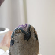 烏拉圭頂級紫晶鎮共生方解石 （帶紫晶花） - ART OF GEM 