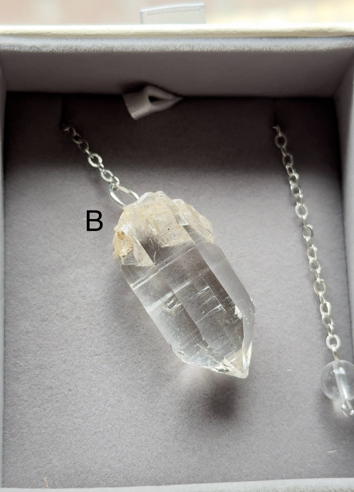 印度喜馬拉雅水晶靈擺 India Himalayan quartz pendulum