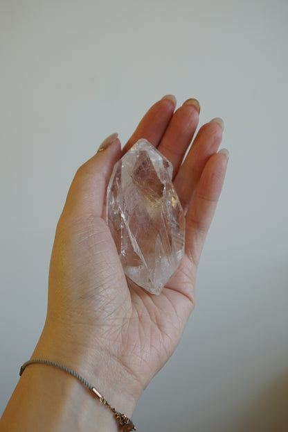 印度喜馬拉雅雙尖白水晶 India Himalayan White Quartz DT - ART OF GEM 