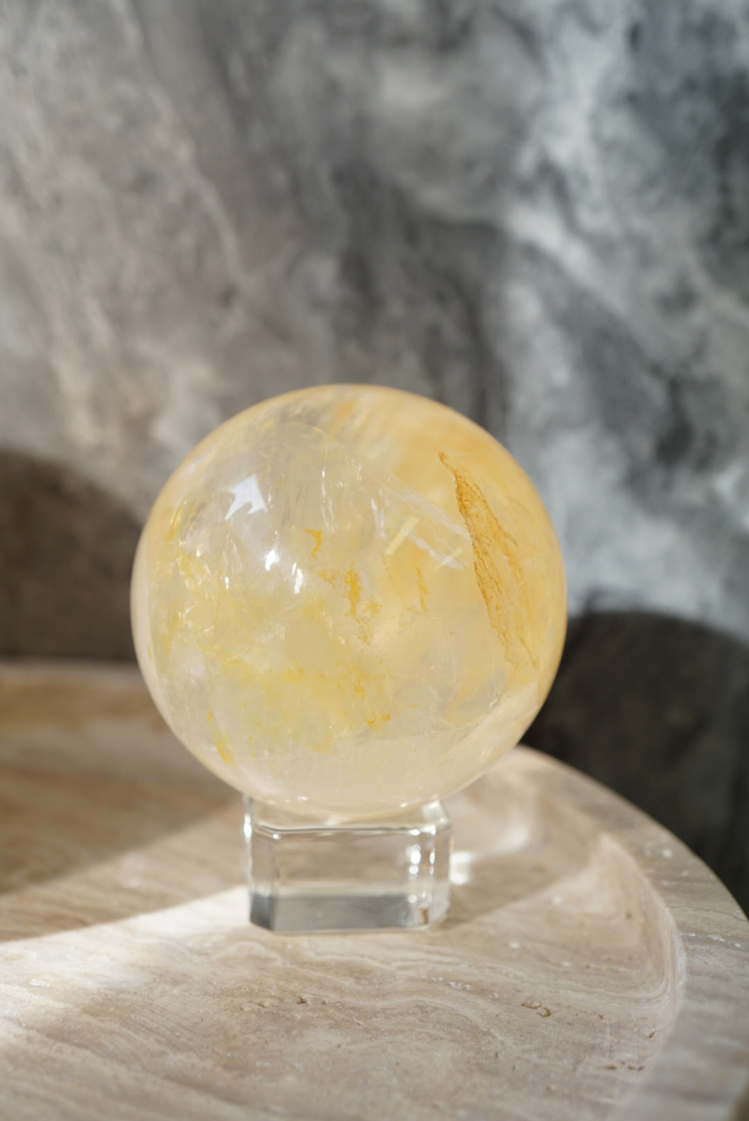 黄金治癒者/黃膠花球 Golden Healer Sphere - ART OF GEM 