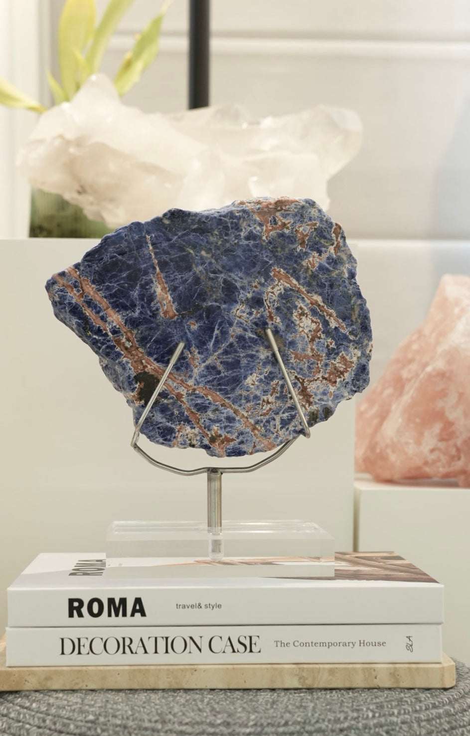 油畫風青金石擺設