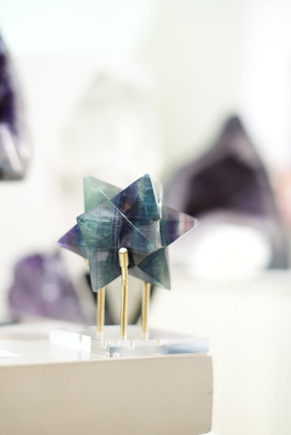 螢石梅爾卡巴 Fluorite Merkaba