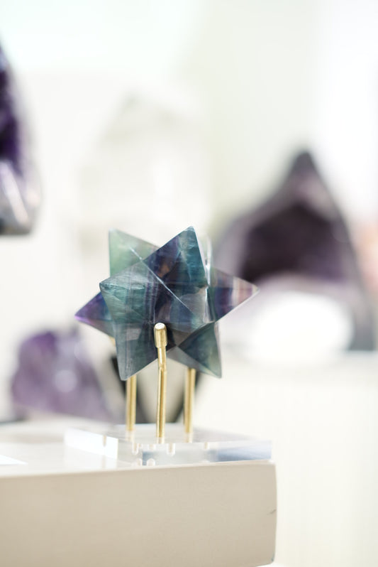 螢石梅爾卡巴 Fluorite Merkaba