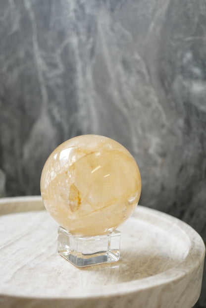 黄金治癒者/黃膠花球 Golden Healer Sphere - ART OF GEM 