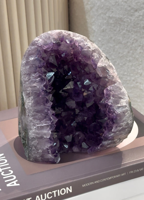 [推介] 巴西原石皮瑪瑙紫晶鎮 - ART OF GEM 