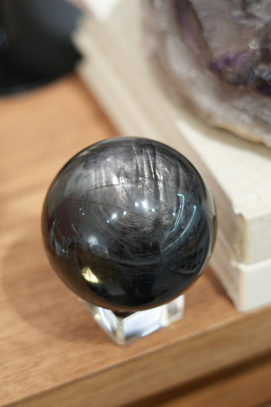 金運石球Hypersthene Sphere