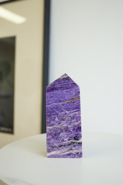 紫龍晶柱 Charoite Tower - ART OF GEM 