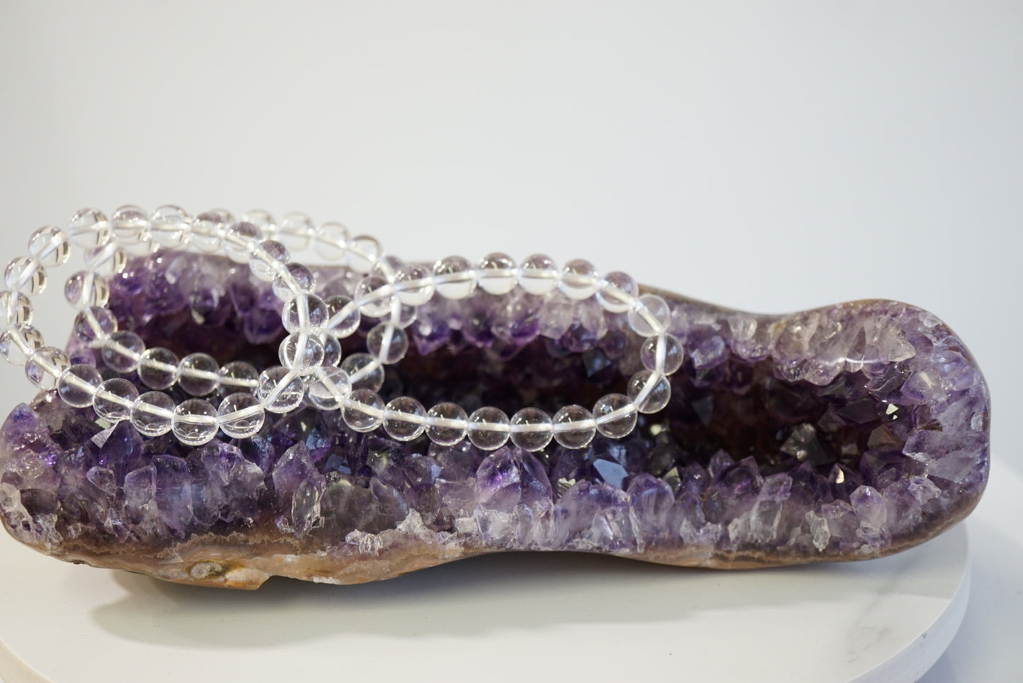 烏拉圭瑪瑙紫水晶洞 Uruguay Amethyst Geode with Agate