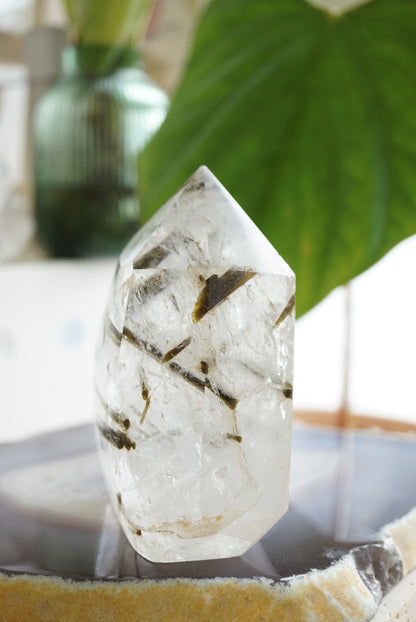 巴西綠碧璽柱 Brazil Green Tourmaline Tower - ART OF GEM 