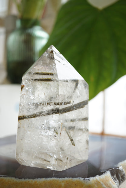 巴西綠碧璽柱 Brazil Green Tourmaline Tower - ART OF GEM 
