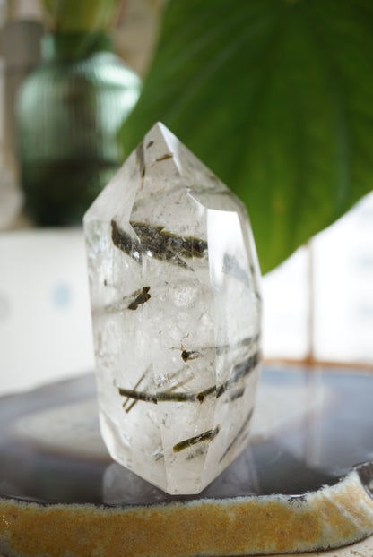 巴西綠碧璽柱 Brazil Green Tourmaline Tower - ART OF GEM 