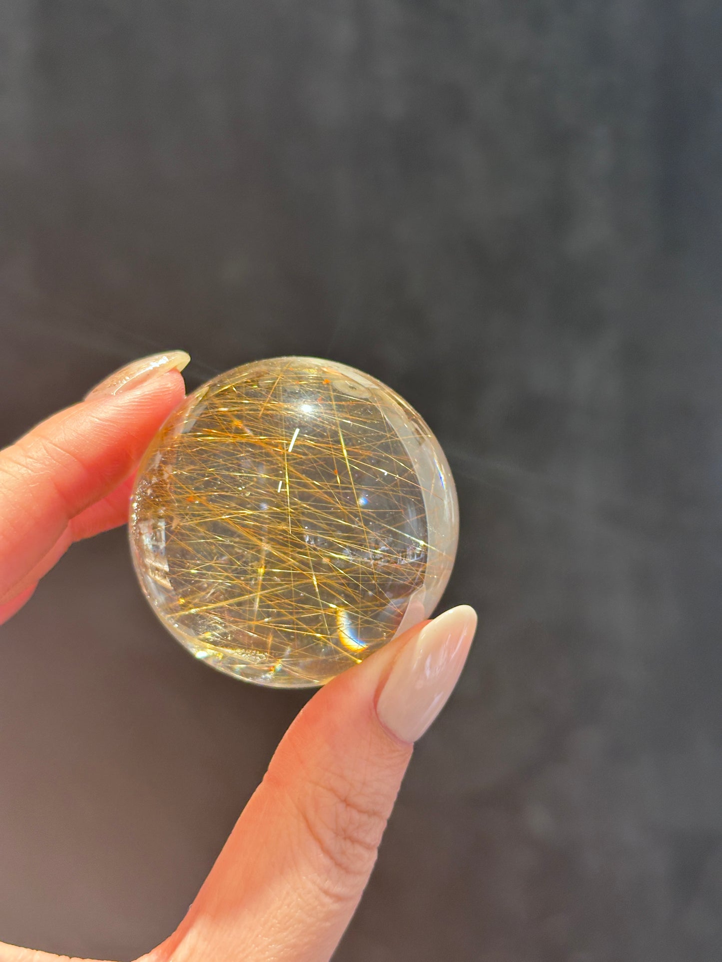 44mm金髮晶球 Golden Rutiled Quartz Sphere