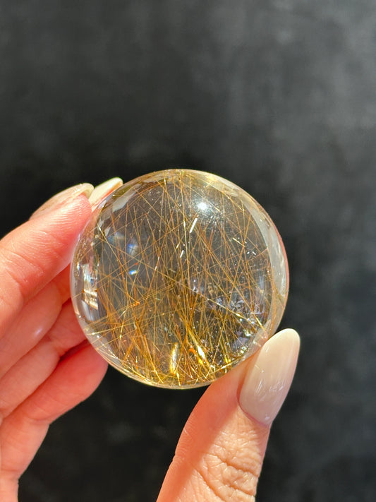 44mm金髮晶球 Golden Rutiled Quartz Sphere