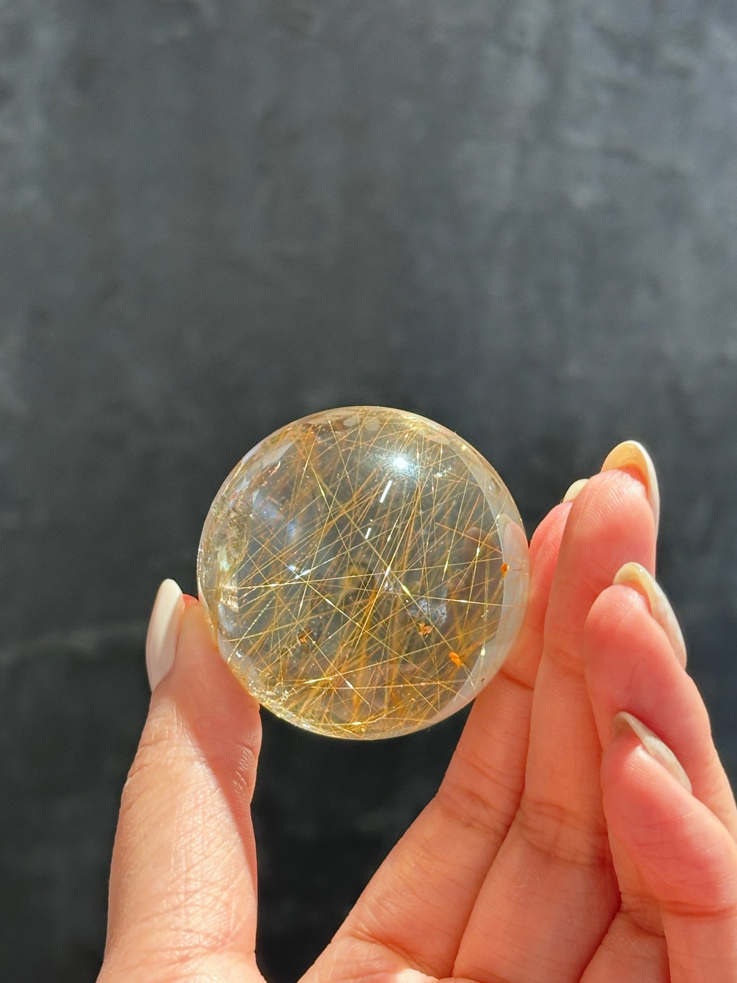 44mm金髮晶球 Golden Rutiled Quartz Sphere