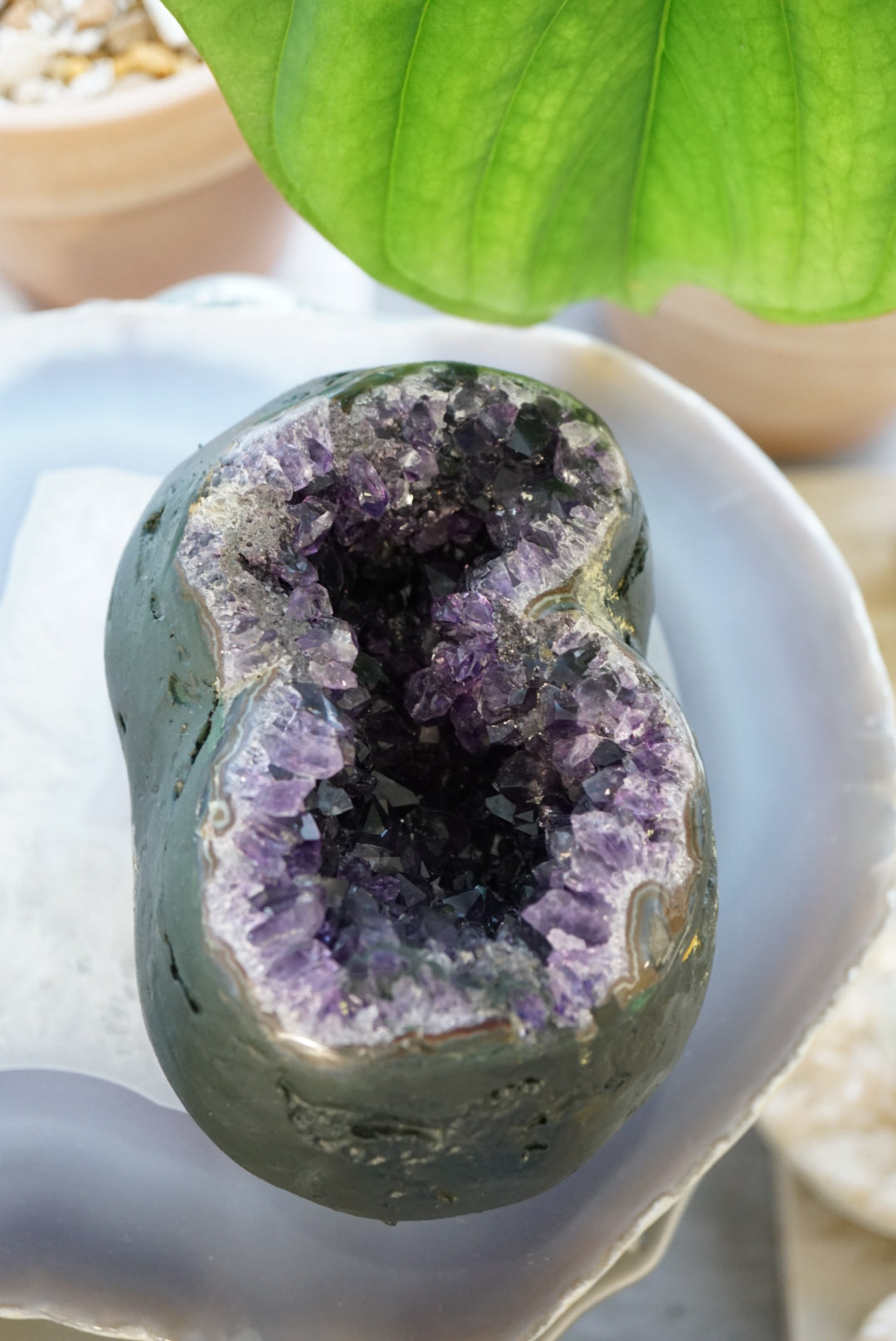 8字形「發」烏拉圭紫水晶洞 Uruguay Amethyst Geode