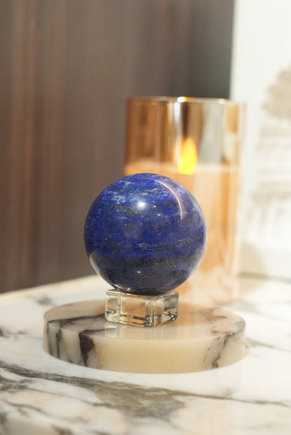High quality lapis lazuli sphere