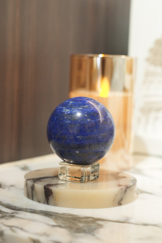 High quality lapis lazuli sphere