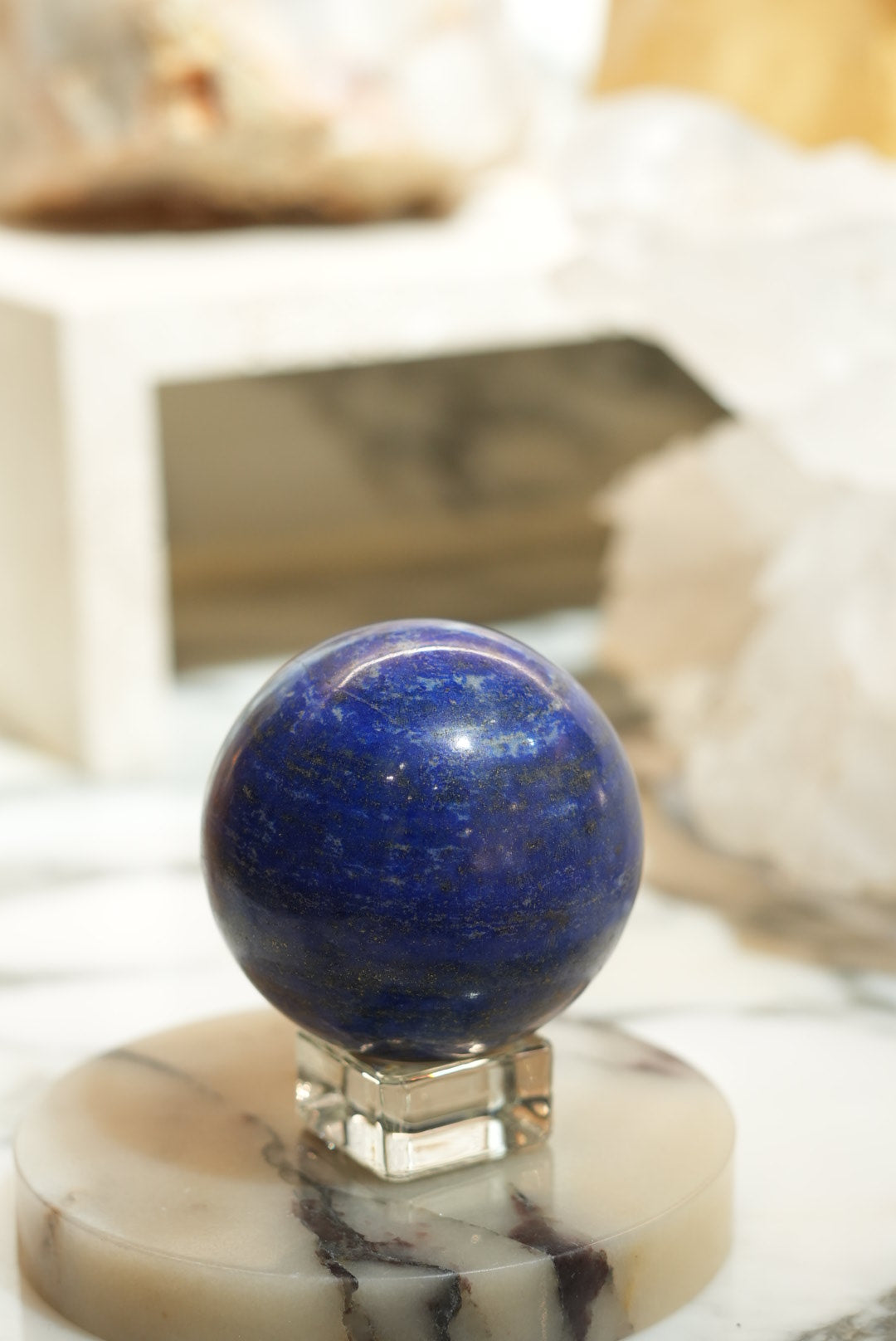 High quality lapis lazuli sphere