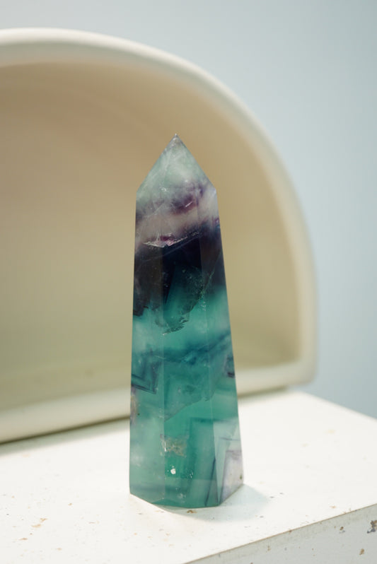 巴西螢石柱  Brazil Fluorite Tower