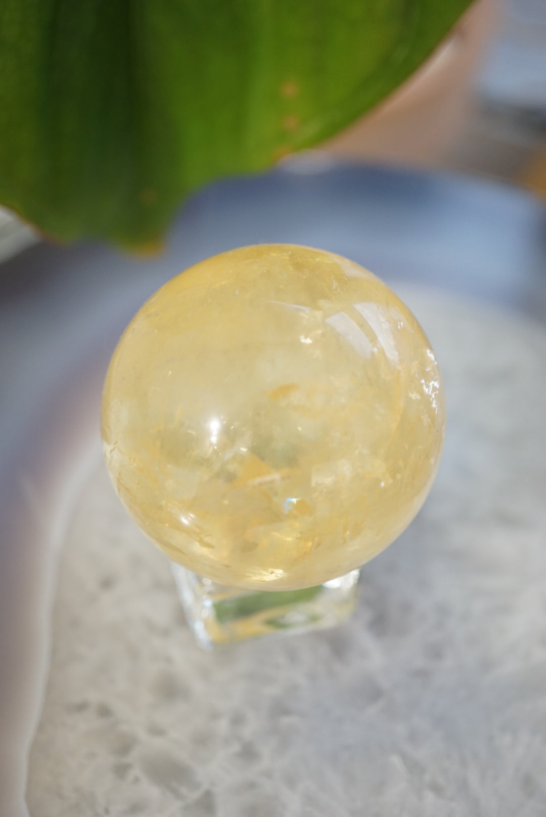 黃方解石球 Honey Calcite Sphere