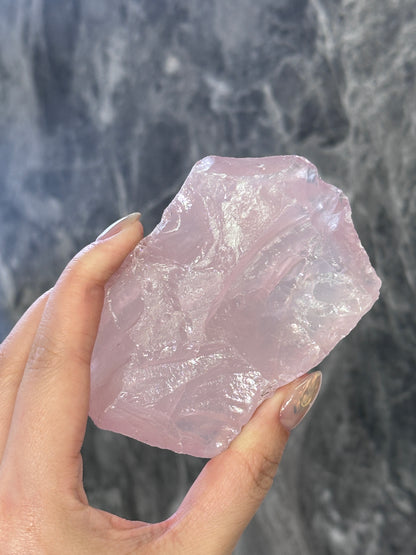 莫桑比亞星光粉晶原石 Raw Rose Quartz from Mozambique - ART OF GEM 