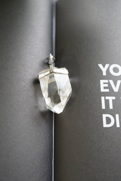 印度喜馬拉雅白水晶吊墜 India Himalayan White Quartz Pendant - ART OF GEM 