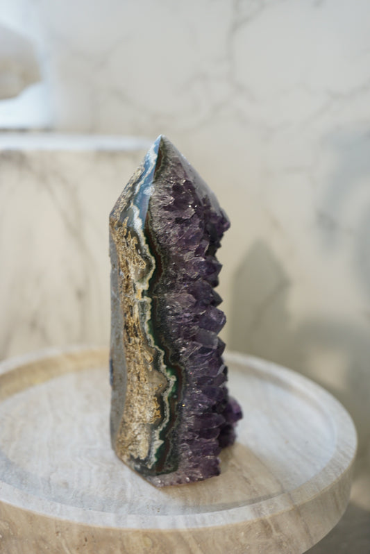 巴西紫晶柱 Brazil Amethyst Tower