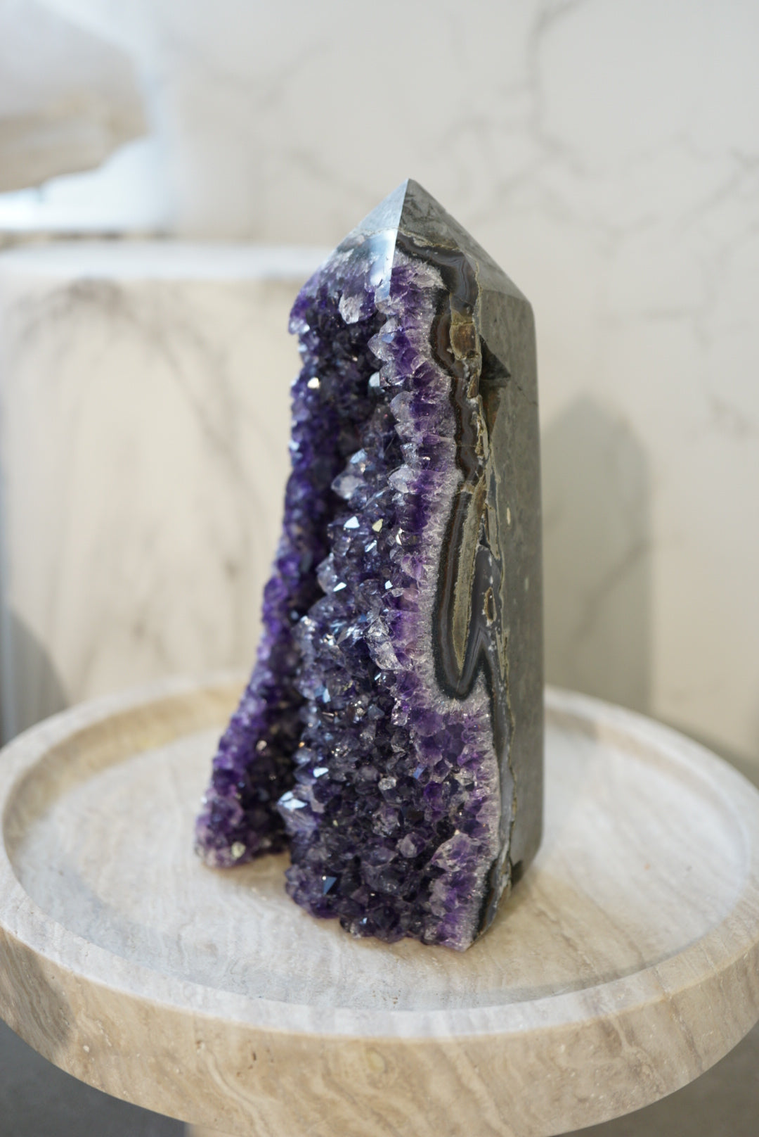 巴西紫晶柱 Brazil Amethyst Tower