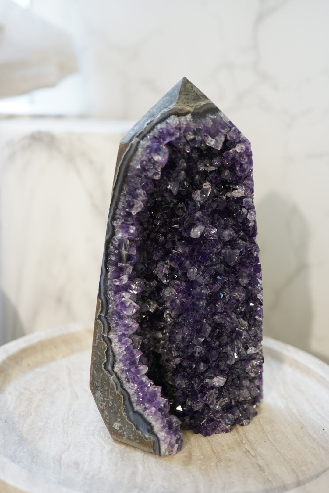 巴西紫晶柱 Brazil Amethyst Tower